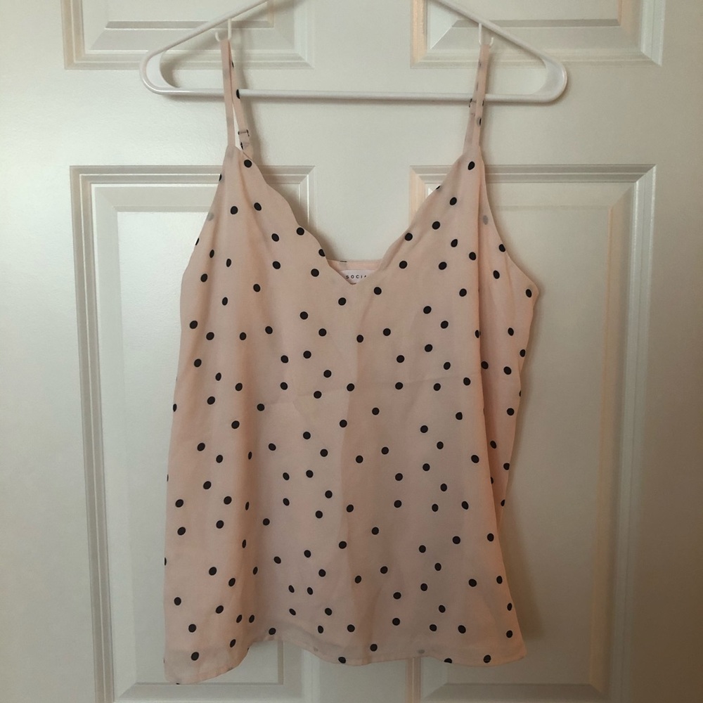 Polka dot tank
